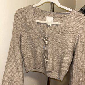 H&M cardigan with bows
